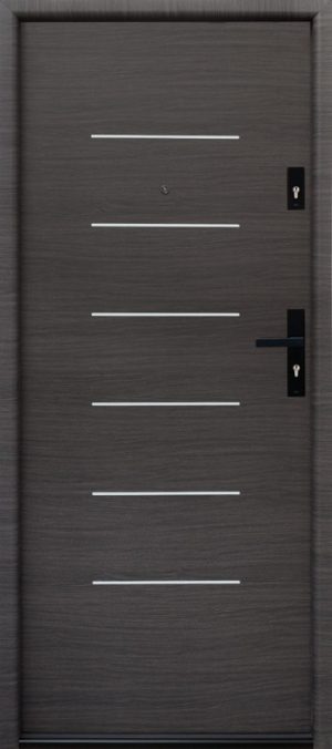 Drzwi wejściowe dostępne od ręki z montażem do końca roku. Drzwi wykonane są z drewna iglastego i wzmocnione aluminiowym profilem. BASTION A39 | Z Montażem