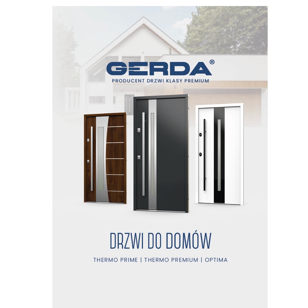 katalog drzwi premium klasy do domów producenta Gerda w formacie pdf