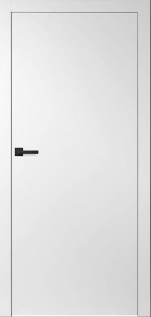 Drzwi łazienkowe białe, malowane lakierem wodnym utwardzanym technologią UV , która pozwala uzyskać wysoką odporność na trudne warunki użytkowania.