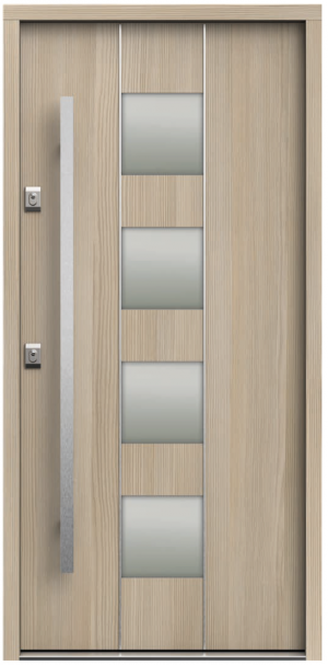 Drzwi zewnętrzne nowoczesne | Gerda KWT KASSEL 2 | Drzwi zewnętrzne do domów od producenta Gerda to solidna, trwała i wytrzymała konstrukcja. Drzwi dostępne w 10 kolorach.